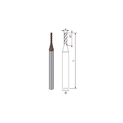 R900-Long Flutes 4 Flutes End Mill