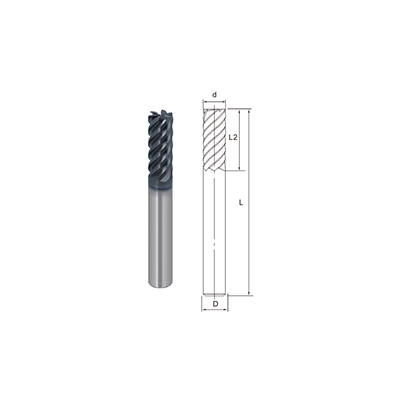 R650-6 Flutes Square End Mill