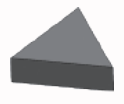 Triangle Inserts, 60°,Negative